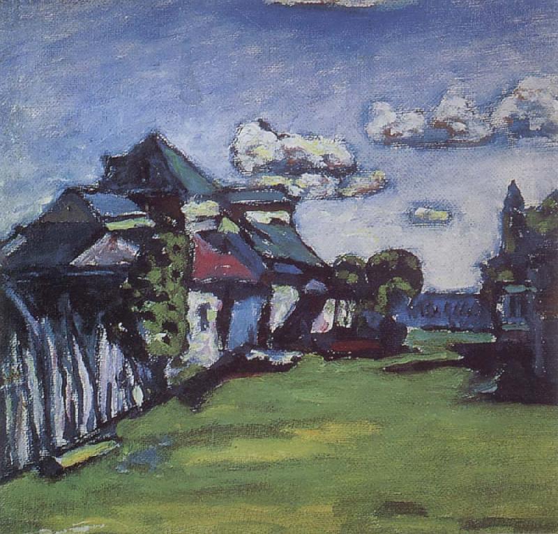 Vasily Kandinsky Suburbs of Moscow oil painting picture